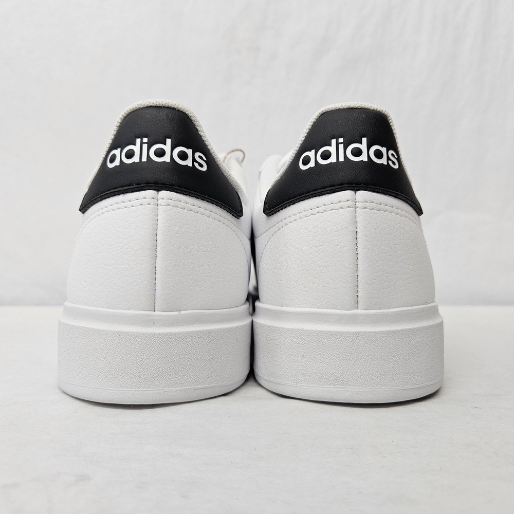 Adidas Grand Court 2.0 Tennis Sneakers GW9195 White Black‎ Mens Size 9.5 - Picture 6 of 9
